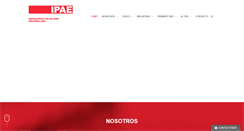 Desktop Screenshot of ipae.pe