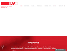 Tablet Screenshot of ipae.pe